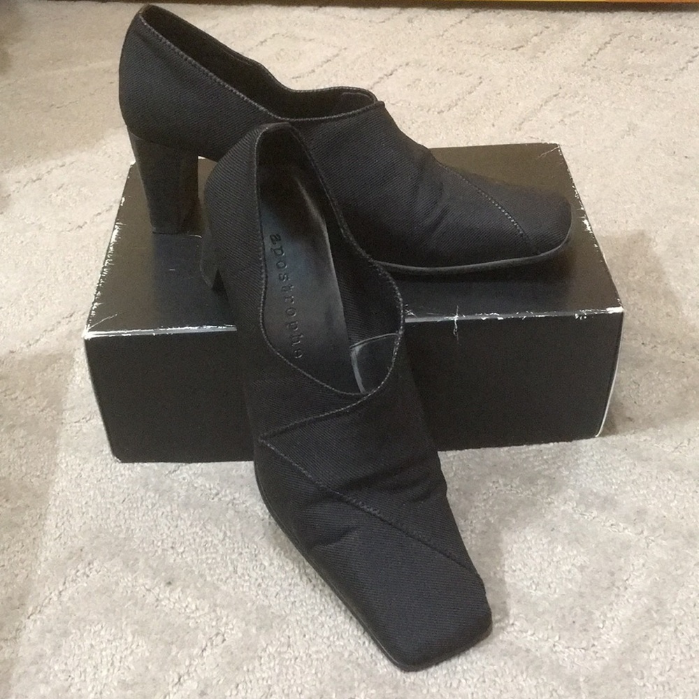 Apostrophe Stewart black shoes